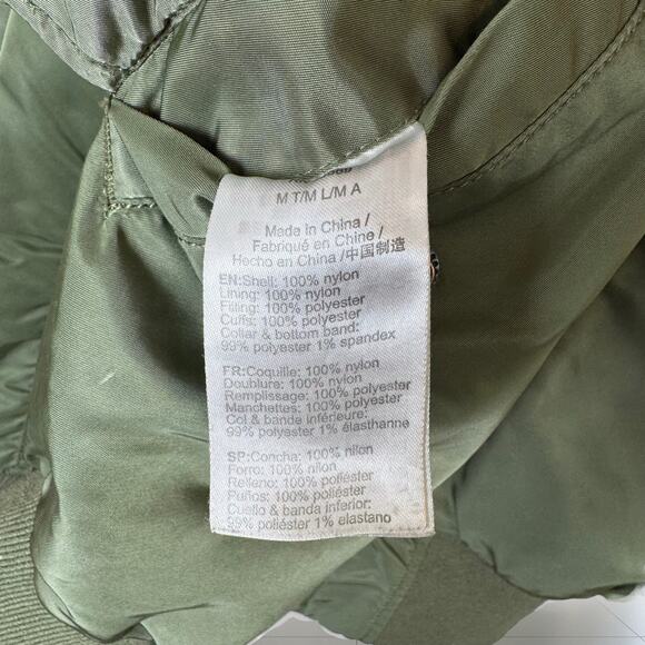 🔥 Alpha Industries MA-1 Core Bomber Jacket – Iconic Flight Nylon 🔥 - Picture 7 of 7
